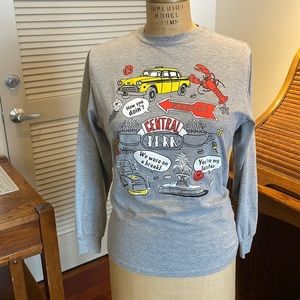 Friends long sleeve gray tee shirt.